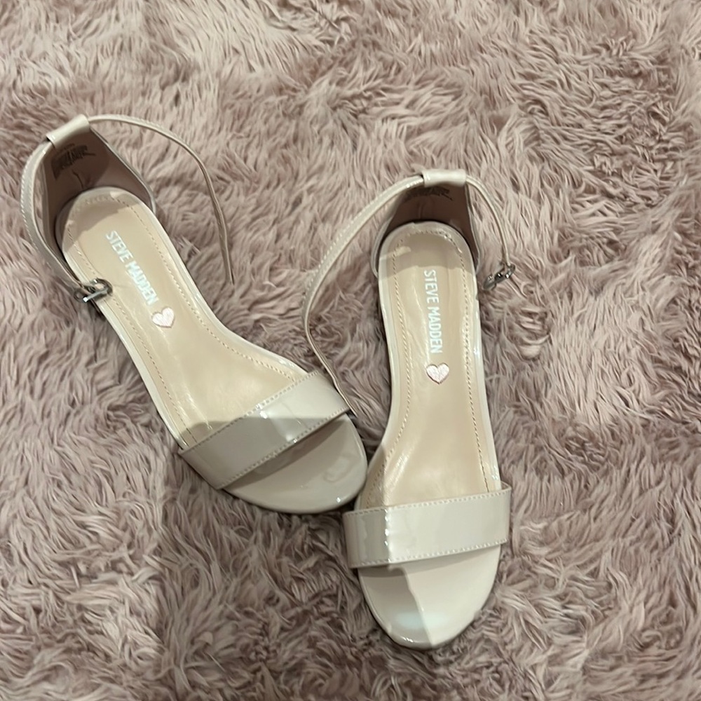 Steve Madden pink kids high heels.